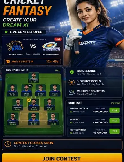 Dear (dear) fantasy cricket & matchday visual 3